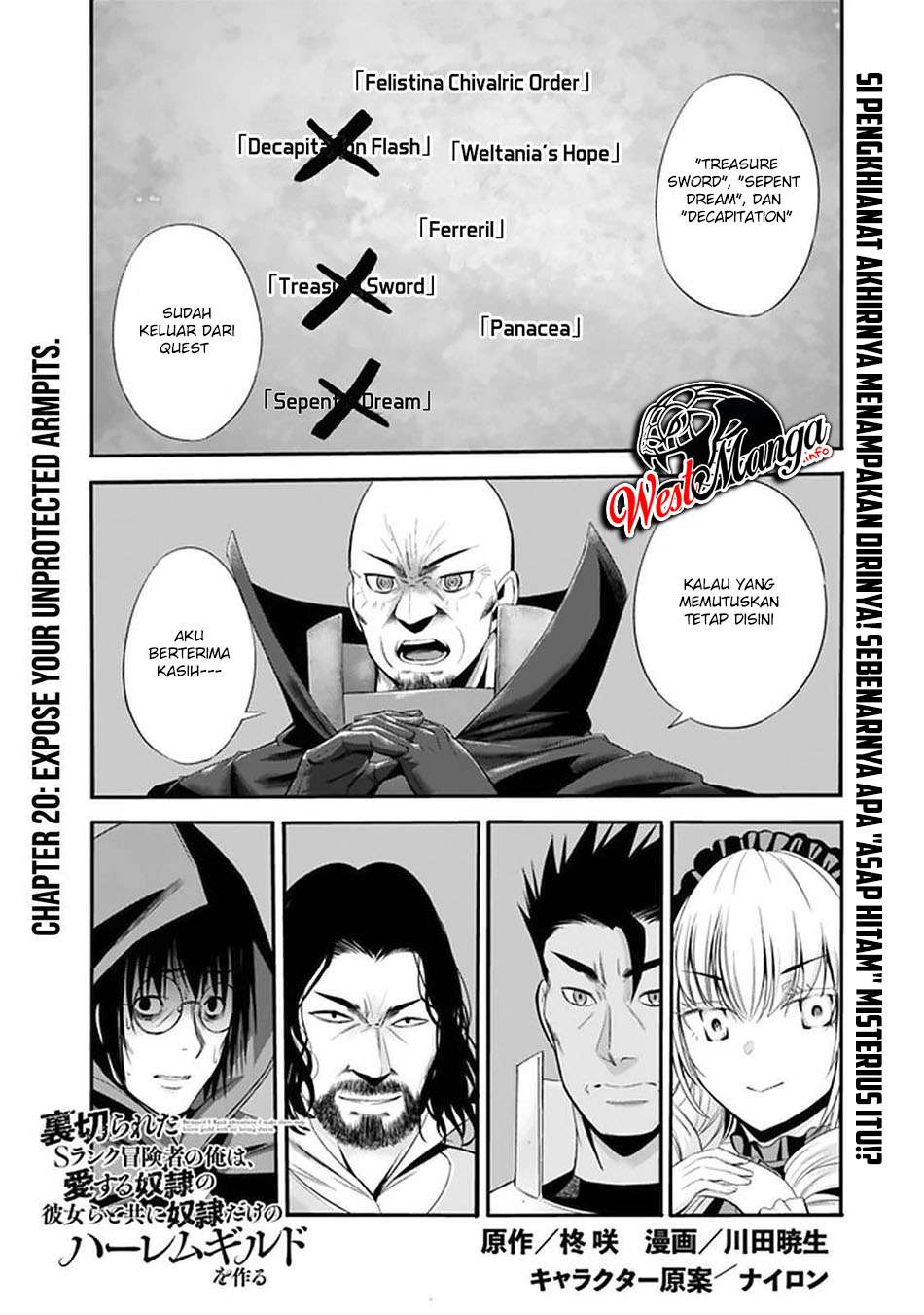 Uragirareta S Rank Boukensha no Ore wa, Aisuru Dorei no Kanojora to Tomoni Dorei dake no Harem Guild o Tsukuru Chapter 20 Bahasa Indonesia